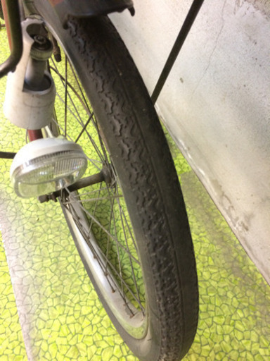 20インチ ママチャリ シティサイクル 中古自転車 シニア エンジ色