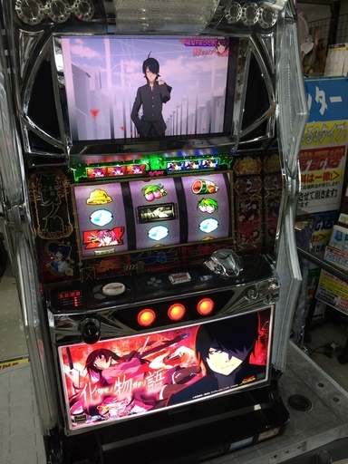 ★来店限定★ パチスロ実機　化物語バケモノガタリ　5号機　不要機内蔵　設定、ドアキー付