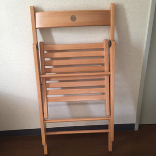 【美品】IKEA 折りたたみ椅子 TERJE(テリエ) チェアの画像