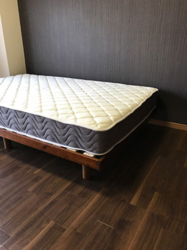 ニトリ ヘッドレス脚付きすのこベッドセット SD