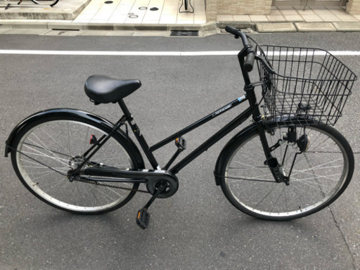 オールブラック美品！26インチ  シングル軽快車！