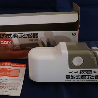 電池式庖丁研ぎ器 トギックス　取扱説明書付き