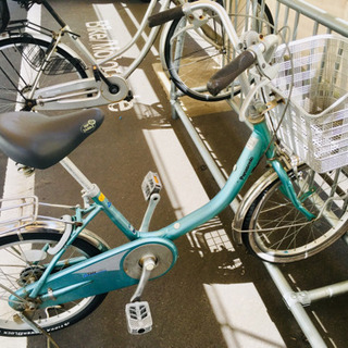 パナソニックの自転車 子供用ではないけど小さいです
