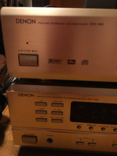 【値下げしました～】DENON CD DVDプレイヤーとアンプ 取りに来られる方