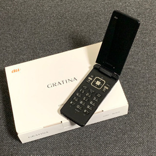 au GRATINA ブラック 美品 付属品完備 KYY06SKA