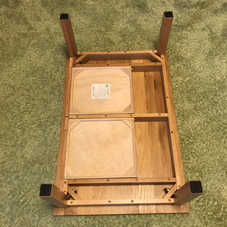 美品 無印良品 無垢 テーブル の画像
