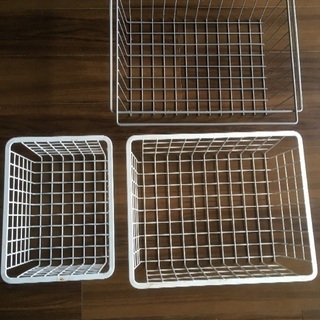 ステンレスカゴ3点セット 収納 無印