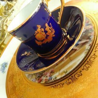 フランス リモージュ デミタスカップ&ソーサーの画像