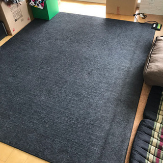 夏でも使える！ホットカーペット ブラック