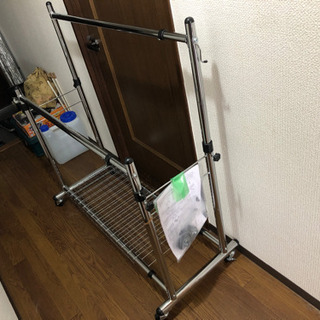 【受け渡し者確定】ニッセン 頑丈ダブルハンガーラック