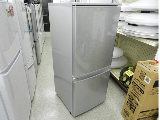 SHARP 2ドア冷蔵庫 137L 2016年製 SJ-D14B シャープ   ☆ PayPay(ペイペイ)決済可能 ☆ 札幌市 北区 屯田