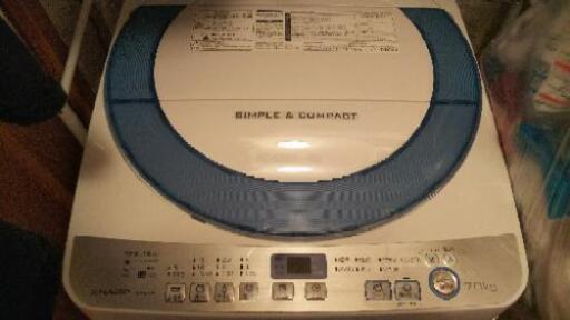 洗濯機 SHARP ES-GE70R