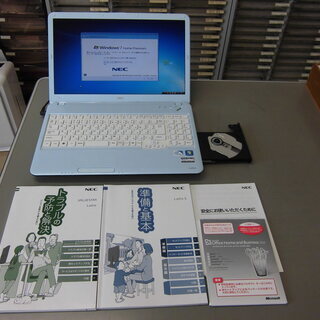 ノートパソコン NEC LaVie S LS150/CS1YL Celeron P4600 2GHz メモリ2GB  無線LAN DVDスーパーマルチドライブ
