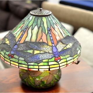 ステンドグラステーブルランプ