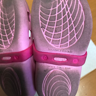 crocsサンダル サイズ6の画像