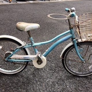 【無料】子ども用自転車・２０インチ・シナモンロール・要修理