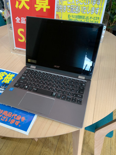 2017年製 acre エイサー 11.6型フルHDノートパソコンPC タッチパネル SP111-32N-A14P