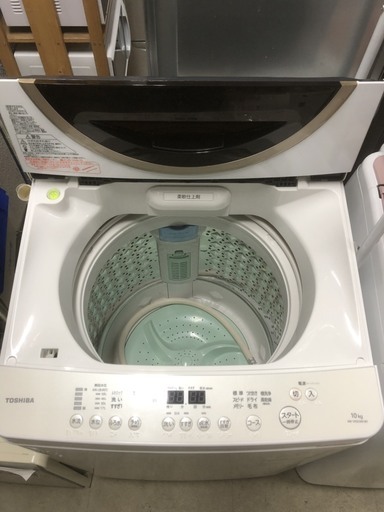☆中古 激安！！2016年製！ TOSHIBA　電気洗濯機　10kg　AW-10SD3M　￥39,800！！