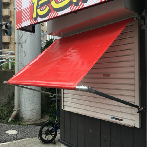 オーニングテント 店舗 雨よけ