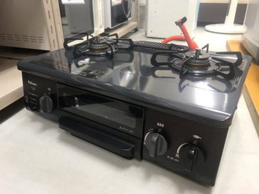 家電祭り　20％OFFキャンペーン中【リサイクルサービス八光　田上店　安心の3か月保証　配達・設置OK】パロマ ガステーブル コンパクト 水無し片面焼き 56cm プロパンガス(LPG) 右強火 ニュートラルグレー IC-N36BS-R-LPG