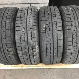 【格安】185/65R14　REVO　GZ　ホイール・ホンダ純正ホイールキャップ付き　エアウェイブ