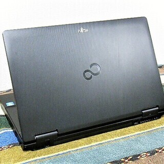 💛良品/15.6型/高性能🆙i5/光速☆彡SSD120GB保証付き/MS Office 2016📒✎/快適♬メモリ4GB/DVDSマルチ(コピー可)💿/HDMI📺/すぐ使えるWindows10 メディア作成ツール付💿/すぐ繋がるWi-Fi📶/点検整備清掃済み😊/FUJITSU LIFEBOOKの画像