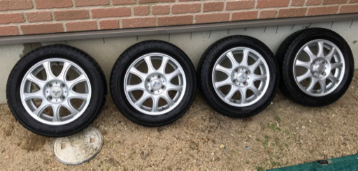 中古 タント他 155/65/R14 スタッドレスタイヤホイール 4本セット
