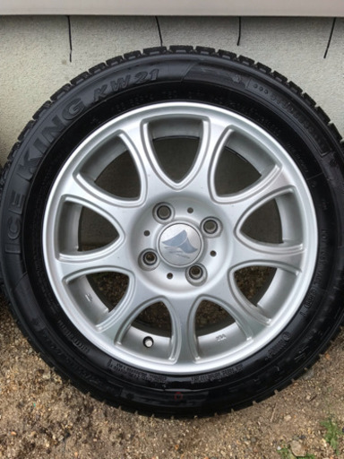 中古 タント他 155/65/R14 スタッドレスタイヤホイール 4本セット