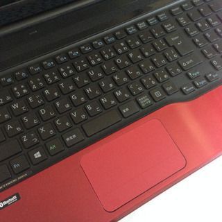 ブルーレイ❗️ハイスペックCorei3‼️人気赤レッドFUJITSU爆速メモリ 