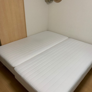 無印良品 脚付きマットレス シングル２台セット（※個別販売不可）
