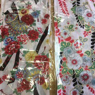 新品  浴衣  兵児帯 セット  ２着で4000円  辻が花  古典柄の画像