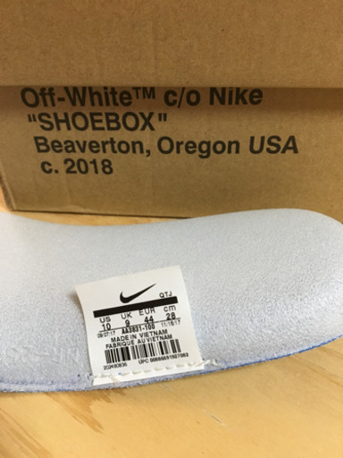 [ナイキ] ヴァージル・アブロー エアヴェイパーマックス OFF-WHITE FLYKNITフライニット THE 10 