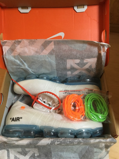 [ナイキ] ヴァージル・アブロー エアヴェイパーマックス OFF-WHITE FLYKNITフライニット THE 10 