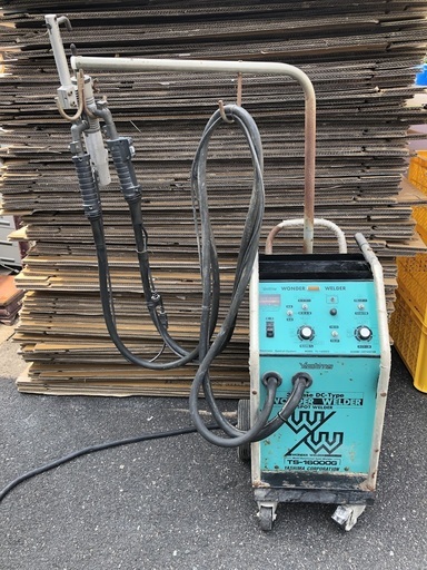 スポット溶接機 <ヤシマ YASHIMA> マルチスポット TS-16000G+ワンダーエース YA-2 【ジャンク扱い】
