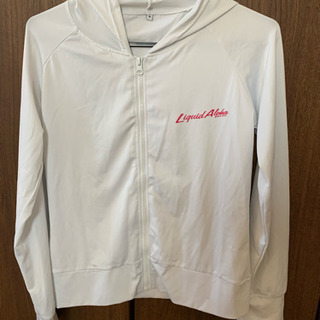 水着用ラッシュガード  白