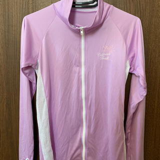 水着用ラッシュガード  紫