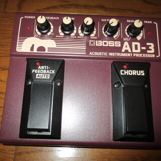 アコギ用プリアンプDi　BOSS　AD-3