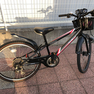【受付終了】自転車 24インチ 6段変速 LEDライト の画像