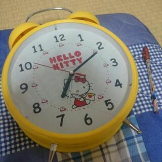 半額!!!巨大キティ目覚まし時計の画像