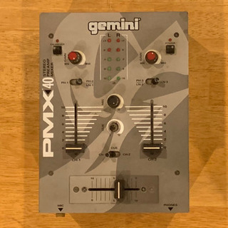 Gemini PMX40 jステレオプリアンプミキサー　