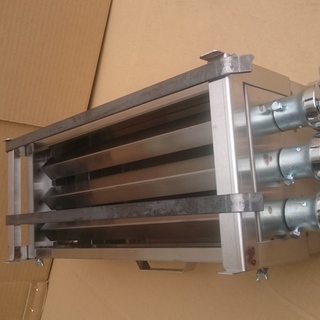 代引き発送可能　３本バーナー【業界最安値級 新品焼台やきとり等】火床うなぎとり皮いか焼き団子海鮮豚串焼き鳥物器祭り 花見春フェスイベント自治町内会組合の画像