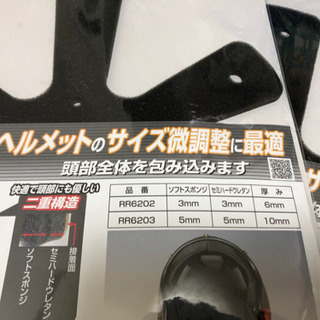 ヘルメットスペーサーの画像