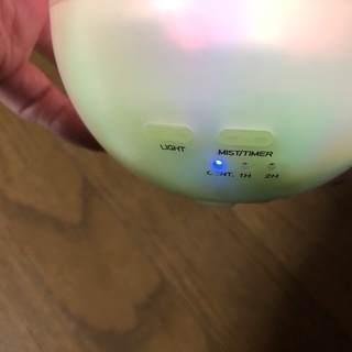 色が変わるアロマディフューザーの画像