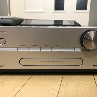 SONY製のコンポとスピーカーの画像