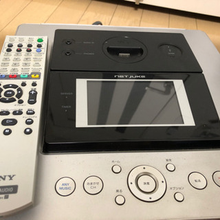 SONY製のコンポとスピーカーの画像