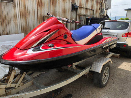 ☆カワサキSTX-R☆クランクシールやセルモーターやバッテリー不良の為ジャンク品扱いにします！