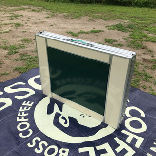 ★グリル対応★広い折りたたみテーブル★高さ二段階の画像