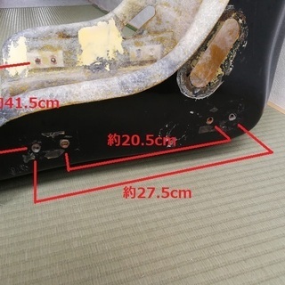 ドリフト用運転席フルバケ(クッション生地なし、修理途中)★無料！★の画像