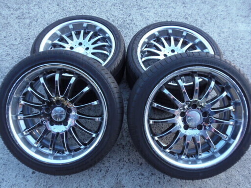 リム深！　ヴィエナ　１８インチ　クラウン、アリスト、シーマなどに！　メッキ♪