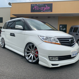 エリシオン　プレステージ　ＳＺ　１９年式　ＲＳ－Ｒ車高調　２０インチアルミホイール　の画像